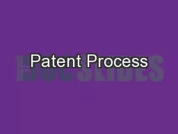 Patent Process