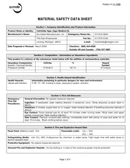 MATERIAL SAFETY DATA SHEET Section