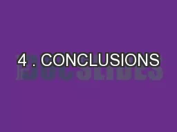 4 . CONCLUSIONS
