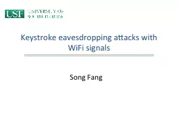Keystroke eavesdropping attacks with