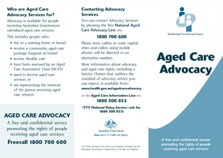 Who are Aged Care Advocacy Services for Advocacy is av