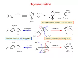 Oxymercuration