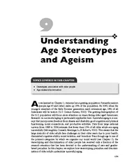 Understanding Age Stereotypes and Ageism s we learned
