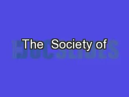 The  Society of