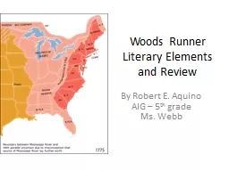 Woods Runner Literary Elements and Review