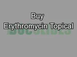 Buy Erythromycin Topical