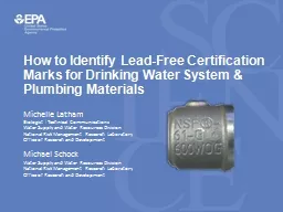 How to Identify Lead-Free Certification Marks for Drinking