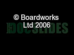 © Boardworks Ltd 2006