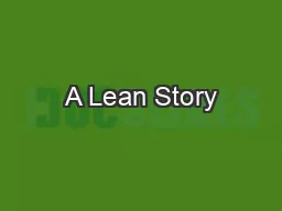 A Lean Story