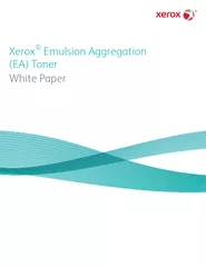 Xerox Emulsion Aggregation EA Toner White Paper   Bac