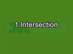 1 Intersection