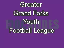 Greater Grand Forks Youth Football League
