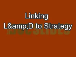 Linking L&D to Strategy