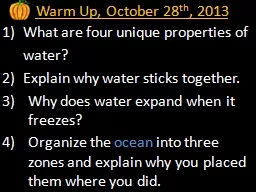 Warm Up, October 28