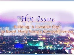 1 Hot Issue