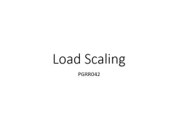 Load Scaling