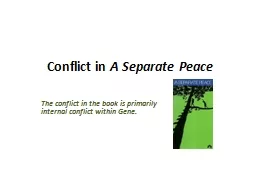 Conflict in