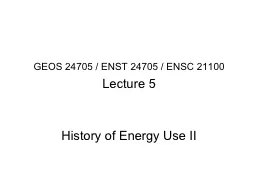GEOS 24705 / ENST 24705 / ENSC