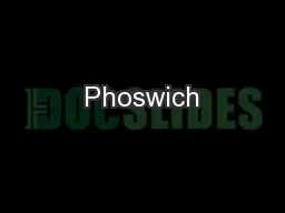 Phoswich
