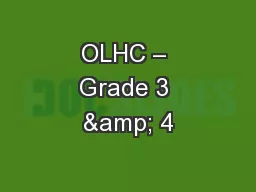 OLHC – Grade 3 & 4