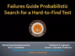 Failures Guide Probabilistic Search for