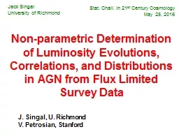 Non-parametric Determination of Luminosity Evolutions, Corr