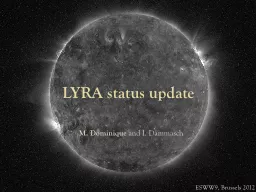 LYRA status update