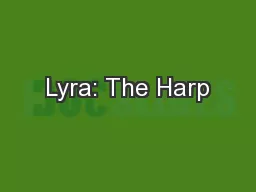 Lyra: The Harp
