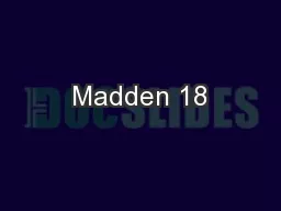 Madden 18