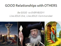 GOOD Relationships with OTHERS