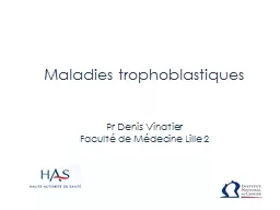 Maladies trophoblastiques