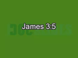 James 3:5