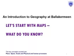 Let’s start with Maps –
