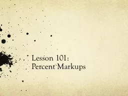Lesson 101: