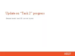 Update on “Task 2” progress
