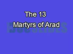 The 13 Martyrs of Arad