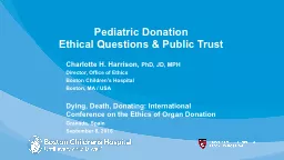 Pediatric Donation