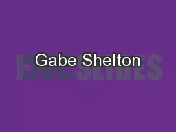 Gabe Shelton