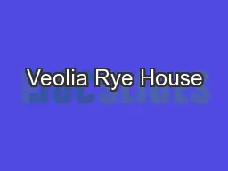 Veolia Rye House