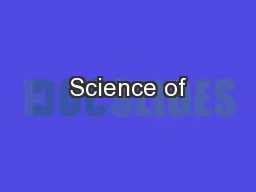 Science of