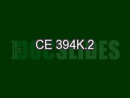 CE 394K.2