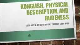 Konglish