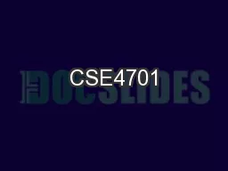 CSE4701
