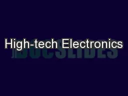 High-tech Electronics