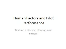 Human Factors and Pilot Performance