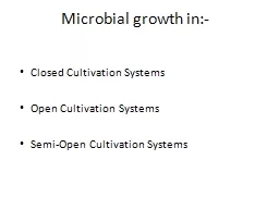 Microbial growth in:-