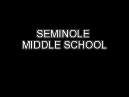 SEMINOLE MIDDLE SCHOOL