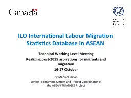 ILO International Labour Migration