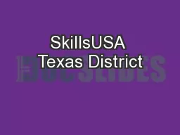 SkillsUSA Texas District