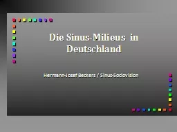 Die Sinus-Milieus in Deutschland